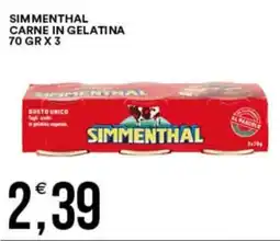 Vantaggio Cash&Carry Simmenthal carne in gelatina offerta
