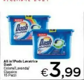Crai All in 1 pods lavatrice colore offerta
