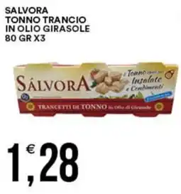 Vantaggio Cash&Carry Salvora tonno trancio in olio girasole offerta