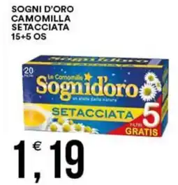 Vantaggio Cash&Carry Sogni d'oro camomilla setacciata 15+5 os offerta