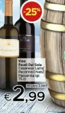 Crai Feudi del sole passerina igt 750 ml offerta