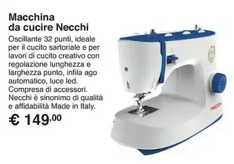 Macchina da cucire