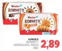 Eté Kinder kornetti cioccolato - pesca offerta