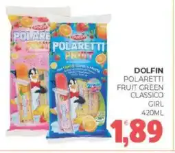 Eté Dolfin polaretti fruit green classico girl offerta