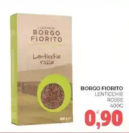 Borgo fiorito lenticchie rosse