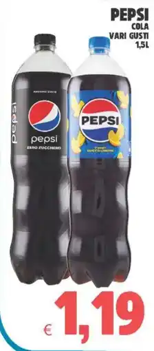 Eté Pepsi cola vari gusti offerta