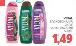 Eté Vidal bagnoschiuma varie profumazioni offerta