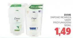 Eté Dove sapone ricarica varie profumazioni offerta
