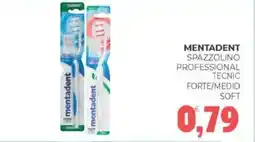 Eté Mentadent spazzolino professional tecnic forte/medio soft offerta
