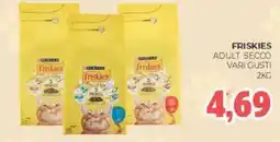 Eté Friskies adult secco vari gusti offerta
