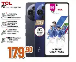 Ipercoop TCL 50NXTPAPER 5G offerta