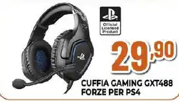 Ipercoop CUFFIA GAMING GXT488 FORZE PER PS4 offerta