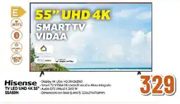 Ipercoop Hisense TV LED UHD 4K 55" 55A69N offerta