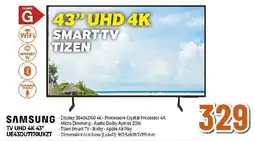 Ipercoop SAMSUNG TV UHD 4K 43" UE43DU7170UXZT offerta