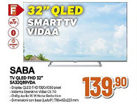 Ipercoop SABA TV QLED FHD 32" SA32Q89VDA offerta
