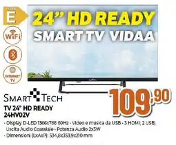 Ipercoop SMART TECH TV 24" HD READY 24HV02V offerta