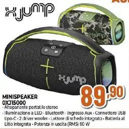 Ipercoop xjump MINISPEAKER OXJ15000 offerta