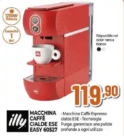 Ipercoop illy MACCHINA CAFFÈ CIALDE ESE EASY 60527 offerta