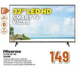 Ipercoop Hisense TV LED 32" HD 32A49N offerta
