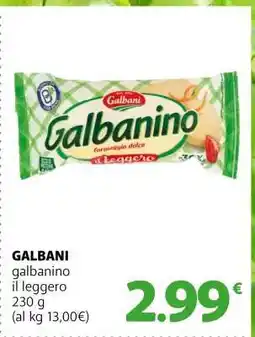 Famila GALBANI galbanino il leggero offerta