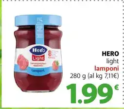 Famila HERO light lamponi offerta