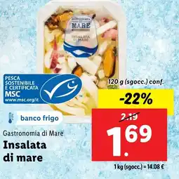 Lidl Gastronomia di Mare Insalata di mare offerta