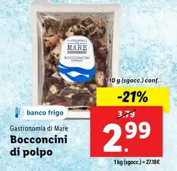 Lidl Gastronomia di Mare Bocconcini di polpo offerta
