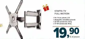 Todis Staffa TV Full Motion offerta