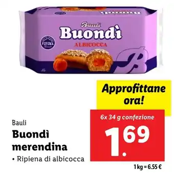 Lidl Bauli Buondì merendina offerta