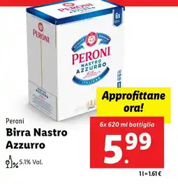 Lidl Peroni Birra Nastro Azzurro offerta