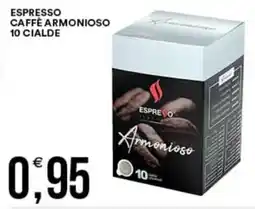 Vantaggio Cash&Carry Espresso caffè armonioso 10 cialde offerta