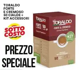Vantaggio Cash&Carry Toraldo forte e cremoso 50 cialde + kit accessori offerta