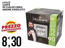 Vantaggio Cash&Carry Lollo caffè 90 cialde linea amore assoluto offerta