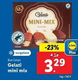 Lidl Bon Gelati Gelati mini mix offerta