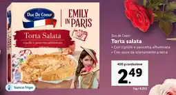 Lidl Duc de Coeur Torta salata offerta
