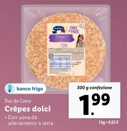 Lidl Duc de Coeur Crêpes dolci offerta