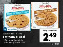 Lidl Italiamo Pizza in Festa Farinata di ceci offerta