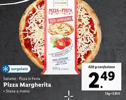Lidl Italiamo Pizza in Festa Pizza Margherita offerta