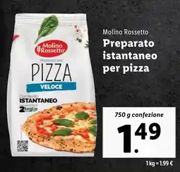 Lidl Molino Rossetto Preparato istantaneo per pizza offerta