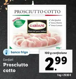 Lidl Gardani Prosciutto cotto offerta