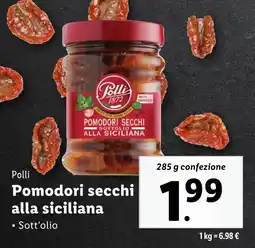 Lidl Polli Pomodori secchi alla siciliana offerta