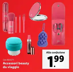 Lidl Cien BEAUTY Accessori beauty da viaggio offerta