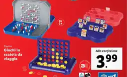 Lidl Playtive Giochi in scatola da viaggio offerta