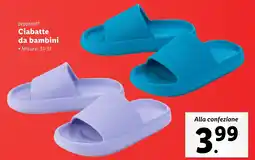 Lidl pepperts! Ciabatte da bambini offerta