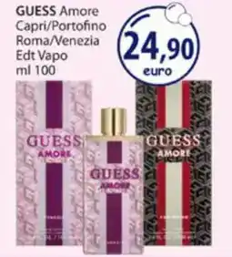 Acqua & Sapone GUESS Amore Capri/Portofino Roma/Venezia Edt Vapo offerta