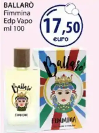 Acqua & Sapone BALLARO Fimmina Edp Vapo offerta