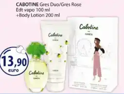 Acqua & Sapone CABOTINE Gres Duo/Gres Rose Edt vapo +Body Lotion offerta