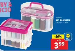 Lidl crelando Set da cucito offerta