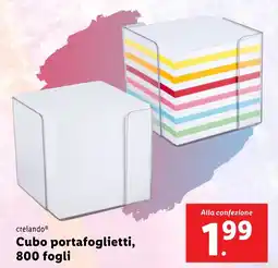 Lidl crelando Cubo portafoglietti, 800 fogli offerta