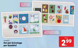 Lidl crelando Set per bricolage per bambini offerta
